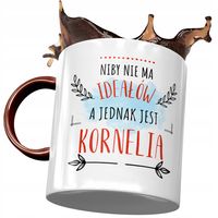 Kubek Bordowy Dla Kornelii Przyjaciółki Prezent Z Nadrukiem Ze Zdjęciem