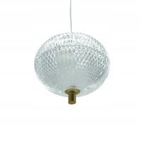 Lampa wisząca ozdobna bombka LED kryształowa kula 15 cm glamour IdeaLed