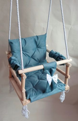 Huśtawka 3w1 dzieci SZARA dom ogród prezent pokój na Arena.pl