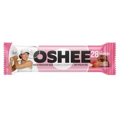 OSHEE BATON PROTEINOWY RASPBERRY ALMOND 47G zdjęcie 1
