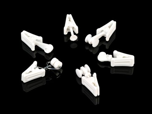 Żabki do karniszy kółek drewnianych ruchome żabka do firanek 100 SZTUK na Arena.pl