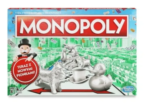 ORYGINALNA GRA MONOPOLY CLASSIC POLSKA HASBRO NEW na Arena.pl