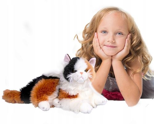 Maskotka kot pluszowy pluszak duży kocia jak żywy na Arena.pl