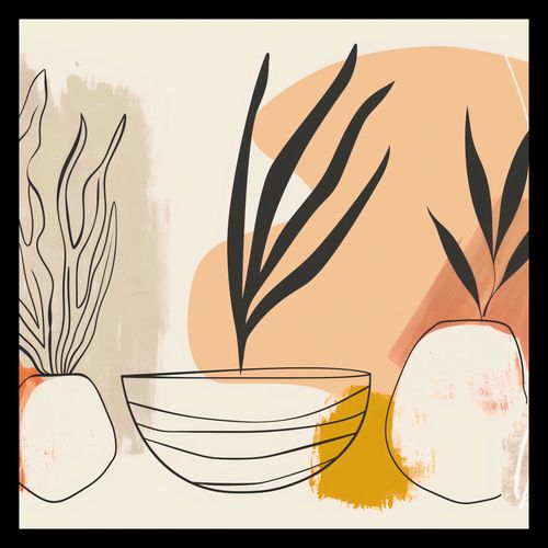 Plakat 40x40cm Szkice Botaniczne na Arena.pl