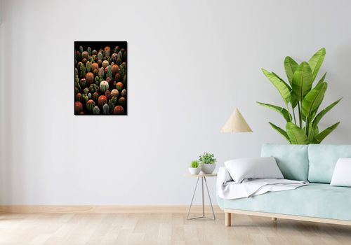 Plakat 50x70cm Ogród Kaktusów na Arena.pl