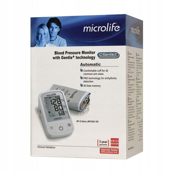 Microlife Ciśnieniomierz Automatyczny BP A2 Basic dzienniczek + zdjęcie 5
