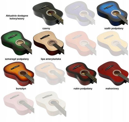 GITARA KLASYCZNA 3/4 ZESTAW DLA POCZĄTKUJĄCYCH na Arena.pl