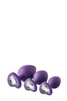 flirts anal training kit gem stone purple
