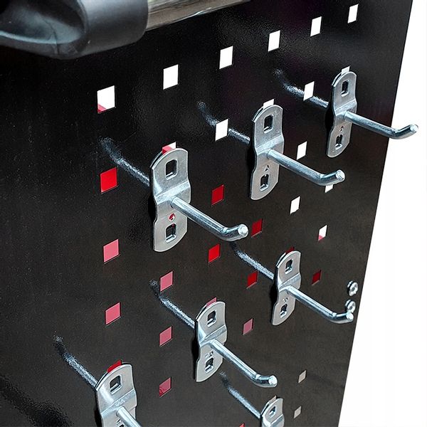 Wózek trzypółkowy warsztatowy narzędziowy 3PA cz ze ściankami Sherman zdjęcie 11