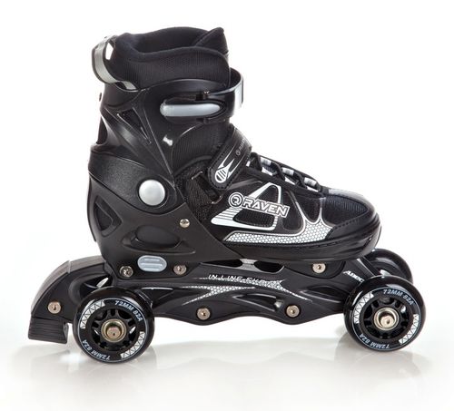 Rolko-Wrotki 3w1 Regulowane RAVEN Spirit Black/White 37-40 na Arena.pl