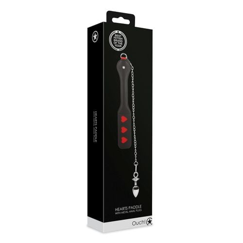 hearts paddle with metal anal plug na Arena.pl