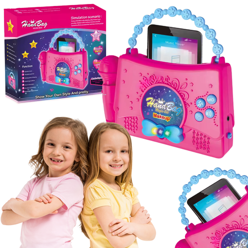 Zestaw Karaoke Interaktywna Muzyczna Torebka Efekty Świetle Led Dźwięki na Arena.pl