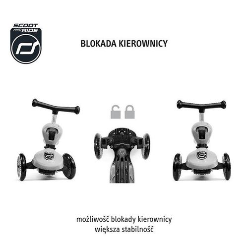 Jeździk i Hulajnoga Scootandride 2W1 Ash Highwaykick 1 na Arena.pl