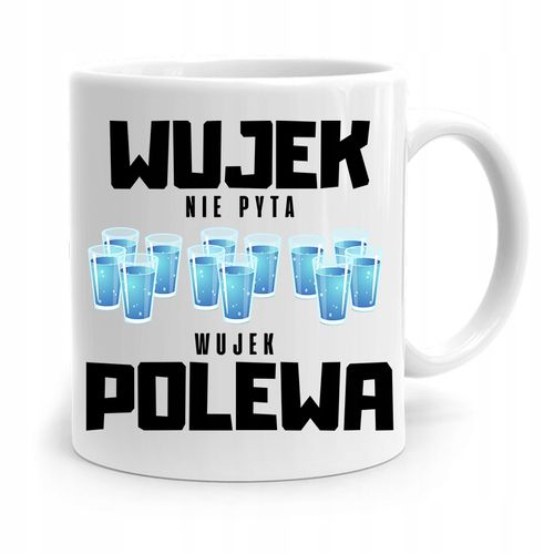Kubek Prezent Dla Wujka Wujek Nie Pyta Polewa Z Nadrukiem Ze Zdjęciem na Arena.pl