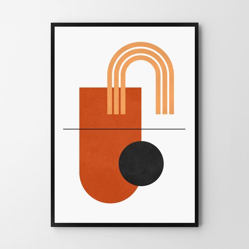 Plakat cyfrowy do wydruku w boho stylu na Arena.pl