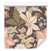 Tapeta liście rośliny kwiaty ornamenty do salonu