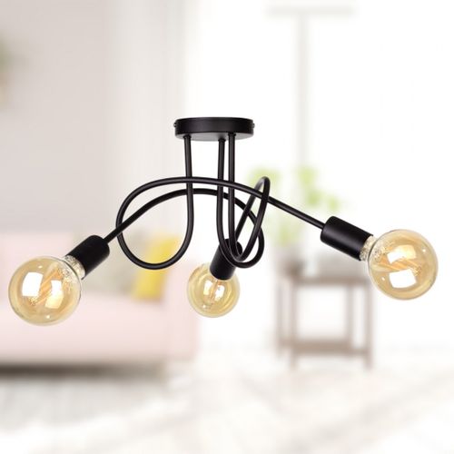 Lampa sufitowa 3xE27 RUMBA BLACK na Arena.pl