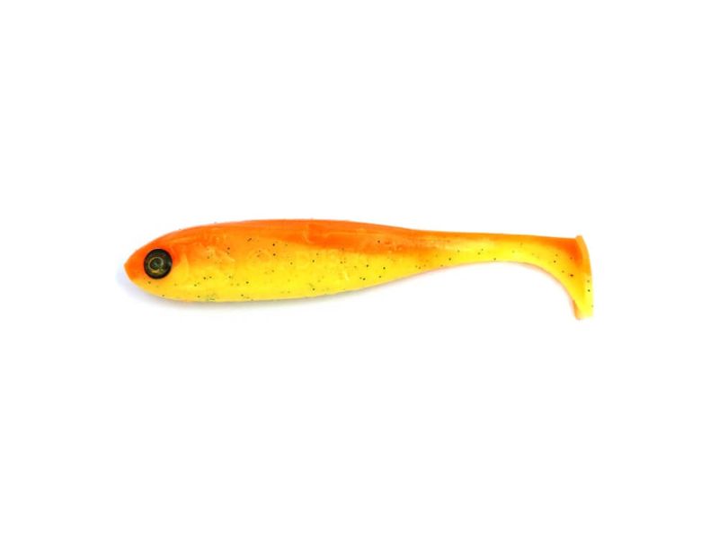 ADUSTA PENTA SHAD 100 GREEN CHART GLITTER ORANGE 4 '' / 10 cm /kpl5 zdjęcie 1