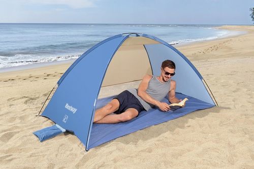 NAMIOT PLAŻOWY PARAWAN SKŁADANY 2 OSOBOWY LEKKI 200x120cm BESTWAY 68105 na Arena.pl