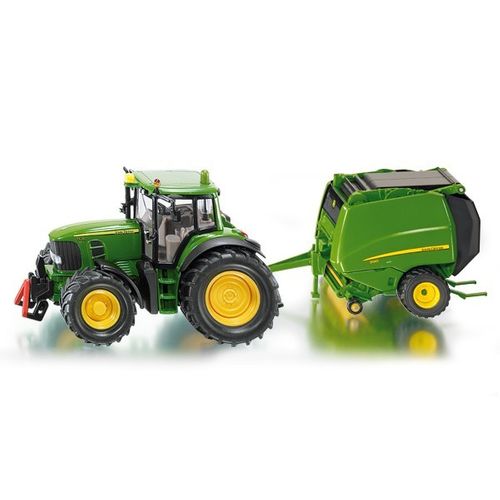Siku Traktor John Deere z prasą na Arena.pl
