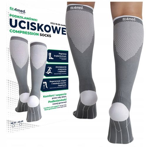 SKARPETY KOMPRESYJNE PODKOLANÓWKI UCISKOWE PRZECIWŻYLAKOWE ŻYLAKI na Arena.pl
