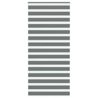 Roleta zebra, ciemnoszara, szerokość tkaniny 95,9 cm, poliester