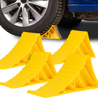 4X KLIN POD KOŁO KOŁA SAMOCHODOWE BLOKADA PRZYCZEPY AUTA ZABEZPIECZAJĄCY