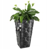 Doniczka Donica Wkład Osłonka Kwiaty Antracyt 75cm