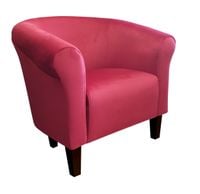 Fotel Milo nogi venge czerwony MG31