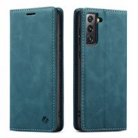 2X ETUI Z KLAPKĄ DO GALAXY S21 FE SKÓRZANE PORTFEL POKROWIEC ZAMYKANE + SZK