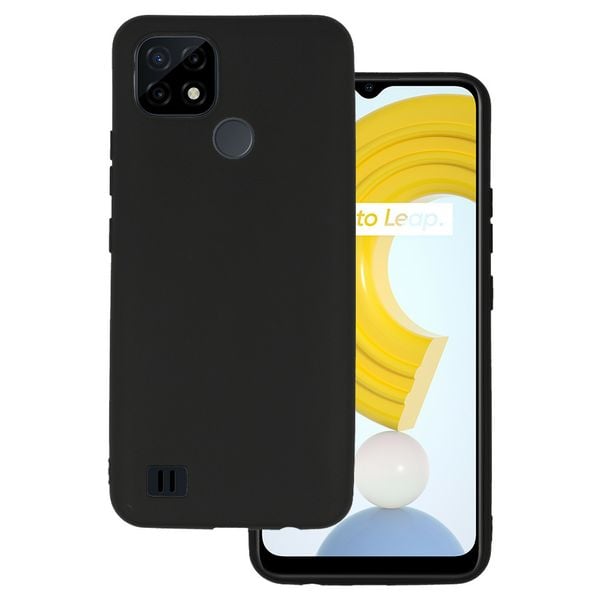 Back Case MATT do REALME C21 Czarny zdjęcie 1