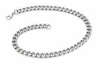 Łańcuszek męski pancerka stal chirurgiczna 5mm 55cm