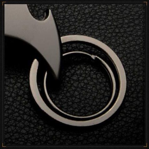 Karabińczyk do kluczy Breloczek Mini Nożyk EDC Otwieracz do butelek 2 kółka na Arena.pl