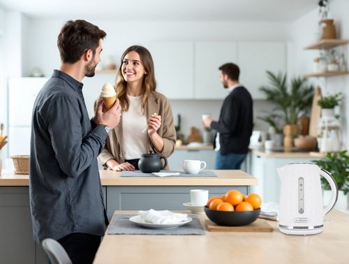 CZAJNIK ELEKTRYCZNY BEZPRZEWODOWY ELDOM 1,7L 2000W BIAŁY na Arena.pl