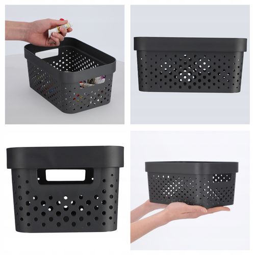 Curver Pojemnik Pudełko Ażurowe Eko 4,5 L Szary na Arena.pl