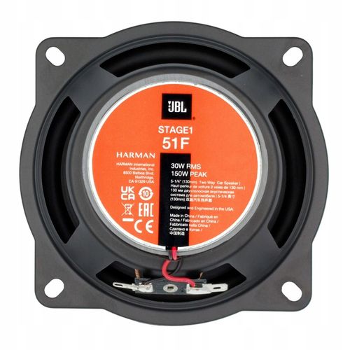 Głośniki samochodowe dwudrożne JBL STAGE1 51F 13 cm 130 mm 150W na Arena.pl