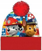 CZAPKA zimowa ciepła chłopięca PSI PATROL 54 CZERWONA