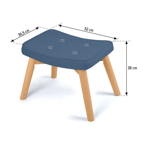 Podnóżek do fotela Norse Sofotel niebieski na Arena.pl