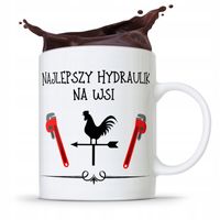Kubek Prezent Dla Hydraulika Najlepszy Na Wsi Z Nadrukiem Ze Zdjęciem