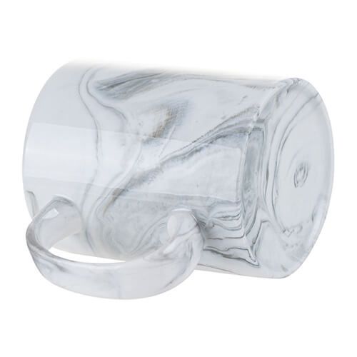 Kubek 330 ml do sublimacji - szary marmur zdjęcie 4