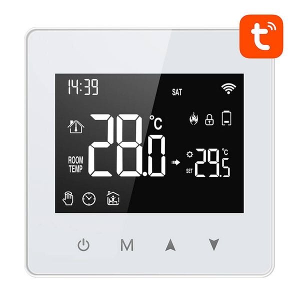 inteligentny termostat avatto zwt198 zigbee tuya zdjęcie 1