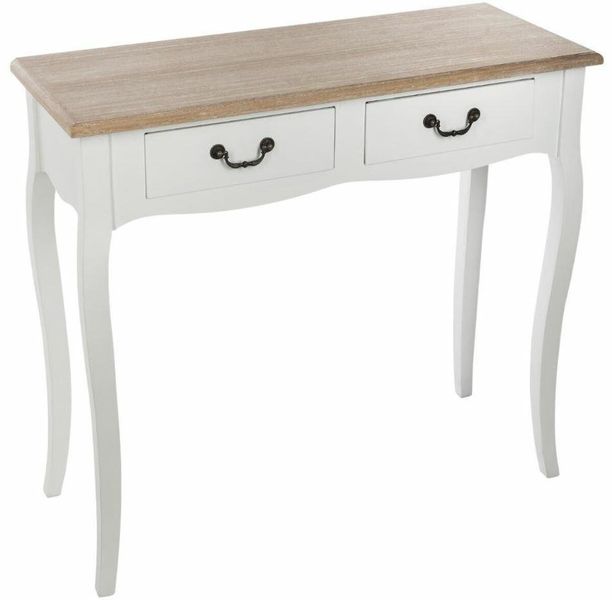 Konsola Chrysa biała 2 szuflady zdjęcie 1