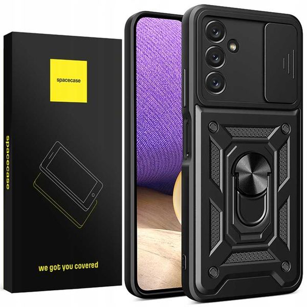 Spacecase Camring Galaxy A24 4G black zdjęcie 1