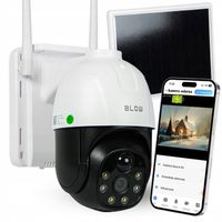 ZEWNĘTRZNA KAMERA SOLARNA NA KARTĘ SIM GSM 4G 3Mpx BLOW DETEKCJA SMART APKA