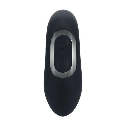 vibrating heating bendable tapping silicone prostate stimulator - black na Arena.pl