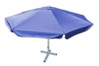 Parasol ogrodowy Garth niebieski z korbką 4 m