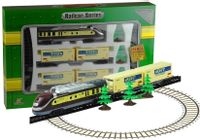 ND24_1013 Kolejka FENFA 3 wagony światło akcesoria 1:87 5904204753043