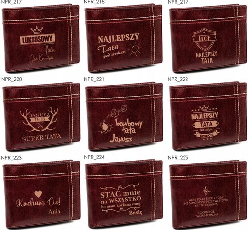 Portfel grawer ELEKTRYK fajny prezent +IMIĘ tanio na Arena.pl