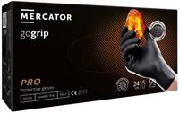 RĘKAWICE NITRYLOWE MERCATOR GO GRIP CZARNE ROZMIAR XXL 50SZT - REK GU NMXXL
