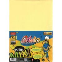 PAPIER KSERO A4 75G 5 KOLORÓW 500 ARKUSZY NEON